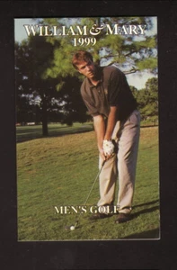 William & Mary Tribe--1999 Golf Pocket Schedule--Patrick Henry Inn - Picture 1 of 2