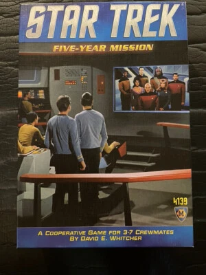 Star Trek: Five Year Mission Juego de Mesa con Promoción Rara Wesley Crusher/Janice Rand Foto 1 de 4