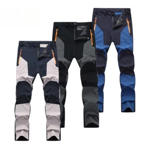 Men Hiking Camping Pants Wear-Resistant Quick Dry Anti-UV Pants  Waterproof New - Picture 1 of 15
