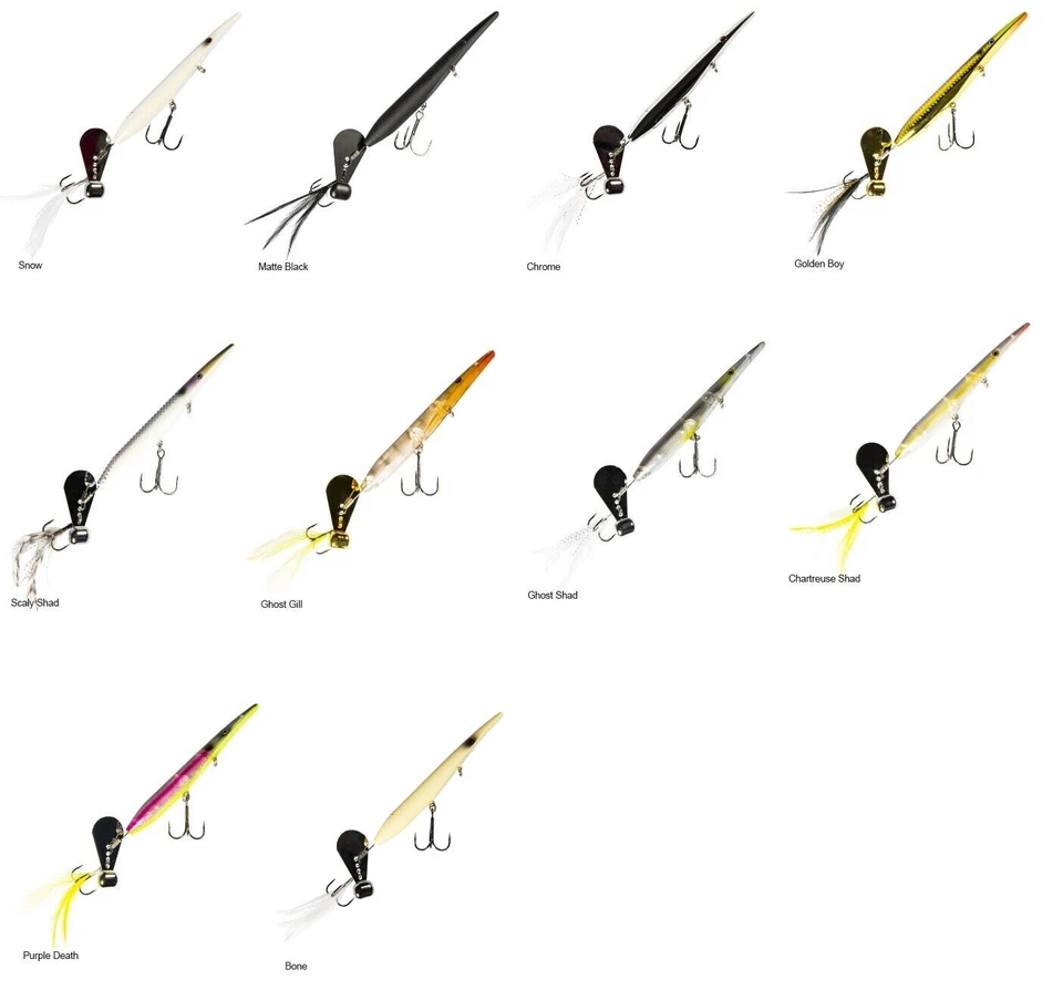 Z-Man 5" HellraiZer hoja cola cebo Topwater - colores surtidos Foto 1 de 1