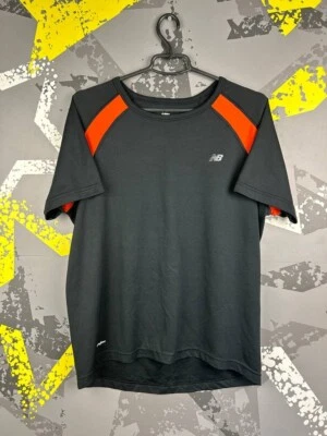 Camiseta New Balance Vintage Correr Correr Maratón Camisa Negra Hombres Talla M ig93 Foto 1 de 4