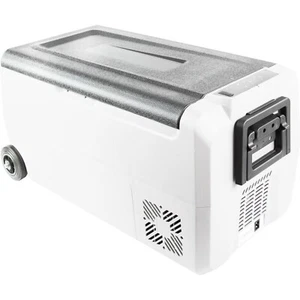 Kompressor Kühlbox Cooly Mit Rollen Und Griff Weiß/Grau 36 L Camping Freezbox - Bild 1 von 6