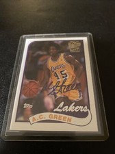 A.C. Green 2005-06 Topps Style Fan Favorites Autographs FFA-ACG LA LAKERS