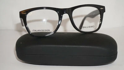 High Quality Vintage Eyeglasses Black B8005 51 21 140 - Image 1 of 4