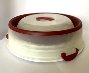 Progressive Collapsible Cupcake Cake Carrier Holds 24 Cupcakes Or Cake 15" Dia - Picture 1 of 14