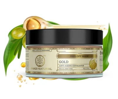 Натуральная аюрведическая золотая пилинговая маска Khadi 50 г - Изображение 1 из 4