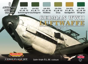 Lifecolor CS06 - Juego 1 de la Luftwaffe Alemana - Nuevo - Imagen 1 de 1