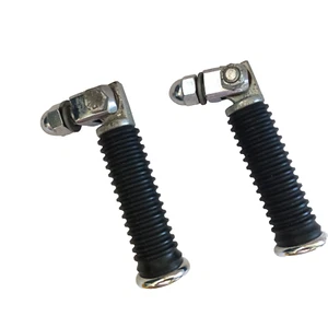 Genuine Harley-Davidson Motorcycles Footrest Pegs Pedals Chrome End P/N 49117-77 - Foto 1 di 8