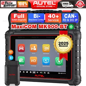 2025 Autel MaxiCOM MK900-BT Auto Diagnostic Scanner Tool 5X Faster Up of MK900 - Picture 1 of 16