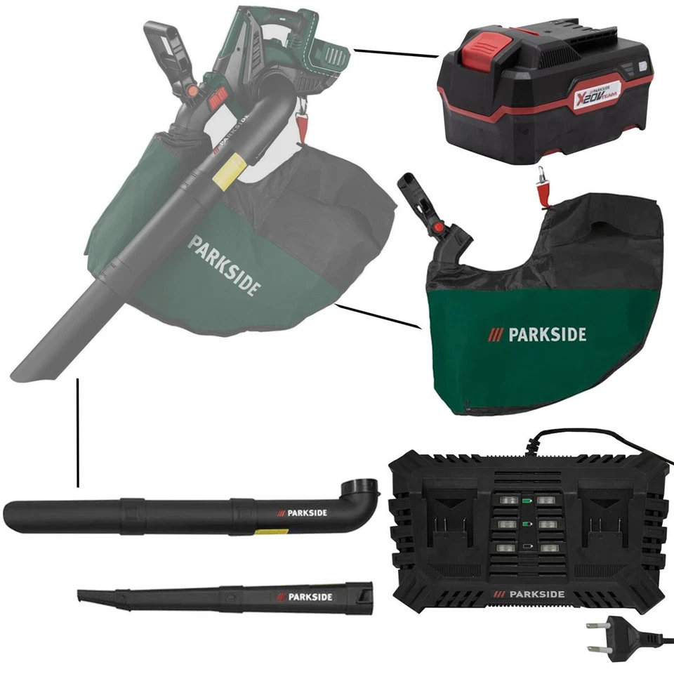 Accessori Parkside aspirafoglie a batteria soffiatore PLSA 40-Li A1 IAN 317702 tubo soffiatore - Immagine 1 di 1