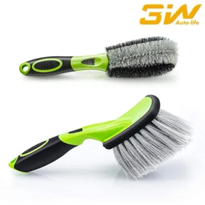 1/2pc Car Wheel Cleaning Brush Tool Tire Washing Clean Metal Bristle Cleaner-Kit - Picture 1 of 13