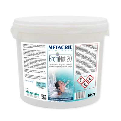 METACRIL BromNet 20 Kg 5 BROMO in pastiglie da 20gr DI TECNO LINE