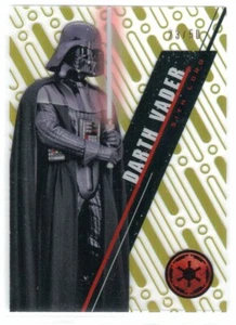 STAR WARS 2016 TOPPS HIGH TEK BASE SW-2 GOLD RAINBOW FOIL DARTH VADER 23/50 - Picture 1 of 2