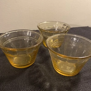 3er SET BERNSTEIN PUDDINGBECHER - Bild 1 von 3