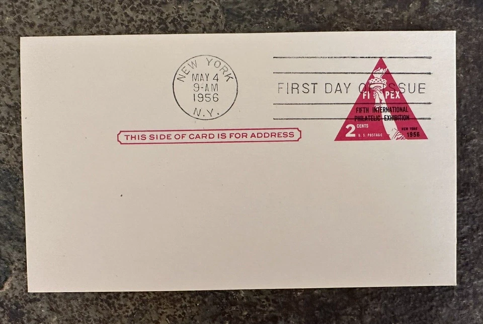 US Sc # UX44 FIPEX 2 Cent Postal Card FDC  ~ Unaddressed Uncacheted - Image 1 of 1