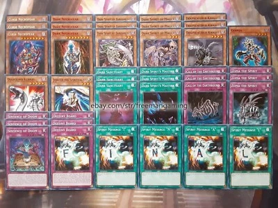Yugioh Yami Bakura Deck 40 Cards Anime Destiny Board Curse Dark Necrofear Budget - Image 1 of 4