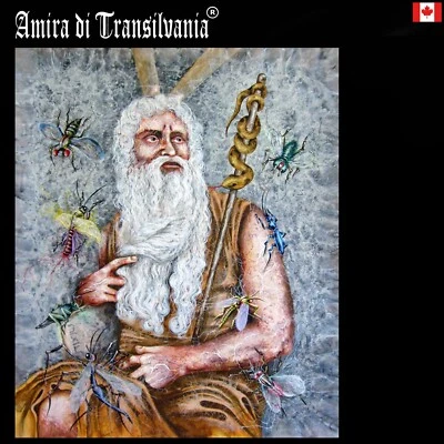 художественная живопись современная религия священный портрет Моисея еврейский Ветхий Завет - Изображение 1 из 4