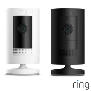 ANILLO STICK UP CAM BATERÍA CÁMARA HD EXTERIOR INALÁMBRICA ALEXA 3ª GENERACIÓN - NEGRO BLANCO - Imagen 1 de 13