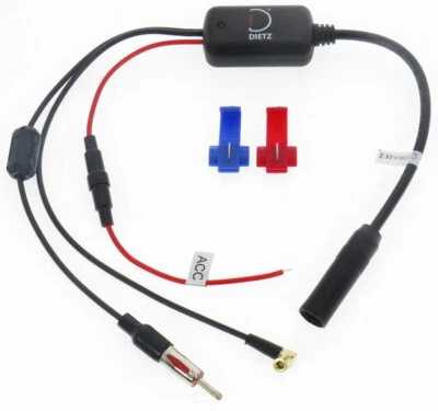 Dietz DZ_2726_01 Aktiver DAB UKW Antennensplitter SMB Buchse DIN Buchse Stecker - Bild 1 von 4