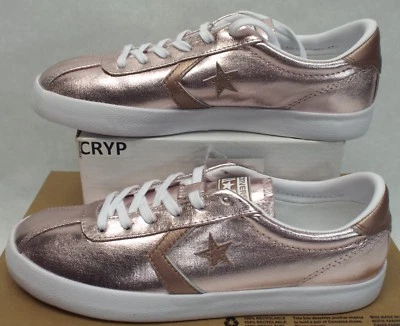 New Womens 11 Converse Breakpoint OX Metallic Rose Quartz Shoes $60 157798C - Image 1 of 4