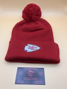 Mütze Kappe Kansas City KC Chiefs NFL Fußball Winterbommel Beanie - Bild 1 von 7