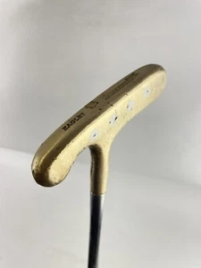 Slazenger Eaglet Blade Putter Brass 36” Steel /Left Handed /New Grip /10810 - Picture 1 of 19