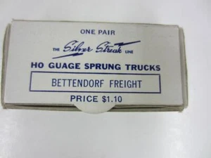 Coppia camion merci vintage argento Streak BETTENDORF scala HO mollati e equalizzati - Foto 1 di 3