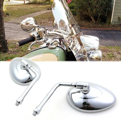 Par de espejos retrovisores laterales cromados para Indian Chief Vintage Classic 2014-2017 Foto 1 de 4