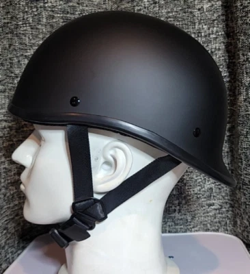 Crazy Al's Polo Switchback DOT Reversible Helmet Gloss Black & Flat Black - Imagem 1 de 4