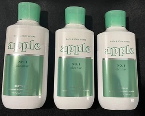 3 - BATH & BODY WORKS APPLE No. 1 CLEANSE BODY WASH / SHOWER GEL 10 Oz. - Picture 1 of 2