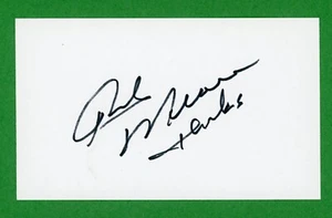 Tarjeta 3x5 firmada por Rick Mears 4X ganador de las 500 Millas de Indianápolis, Salón de la Fama E25850 - Imagen 1 de 1