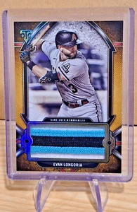 2024 Topps Triple Threads - Reliquie Jumbo singole Evan Longoria #SJR-EL /9 - Foto 1 di 2