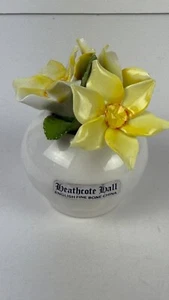 Heathcote Hall, English Fine Bone China Flowers, Made in England, Yellow - Picture 1 of 3