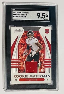 2021 Panini Absolute Kyle Pitts Rookie Materials Jersey Patch #ARM-KPI SGC 9.5 - Picture 1 of 2