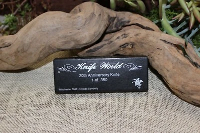 Winchester EE. UU. "Knife World" 5 hojas vientre nuevo en caja  Foto 1 de 4