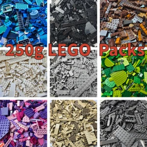 Lego Konvolut 250g ZUFÄLLIGE Teile Steine, Fliesen, Platten, Spezial Farbe wählbar LOT - Bild 1 von 27