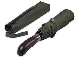 ® Regenschirm Mit Echtem Holzgriff -Optional | Auf Zu Automatik | Sturmfest &... - Bild 1 von 7
