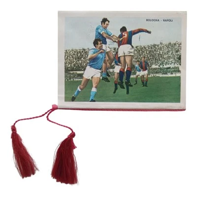 *HH* Calendarietto Calcio Vintage 1971 Inter Foggia Bologna Napoli Calciatori - Immagine 1 di 4