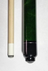 GREEN STAIN L3 LUCKY MCDERMOTT BILLIARD GAME POOL TABLE MAPLE CUE STICK 19 oz - Picture 1 of 5