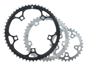 FSA & Shimano 52T 42T 30T A 130mm BCD 5-bolt Triple Chainrings Sprockets Set - Picture 1 of 7