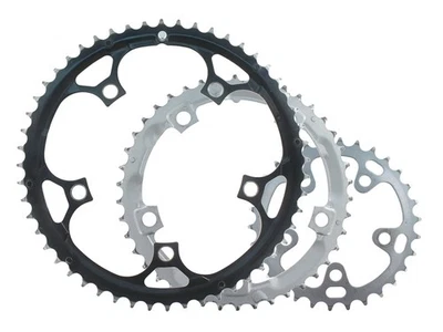 FSA & Shimano 52T 42T 30T A 130mm BCD 5-bolt Triple Chainrings Sprockets Set - Image 1 of 4