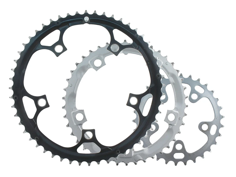 FSA & Shimano 52T 42T 30T A 130mm BCD 5-bolt Triple Chainrings Sprockets Set - Image 1 of 4