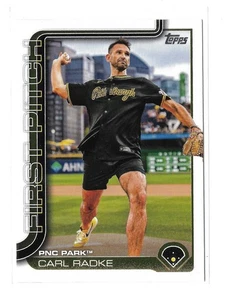 2025 Topps Carl Radke FP-6 First Pitch Insert - Bild 1 von 3