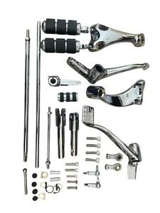 Forward Controls Complete Kit with Pegs Levers Linkages for Harley Sportster 883 - Bild 1 von 2