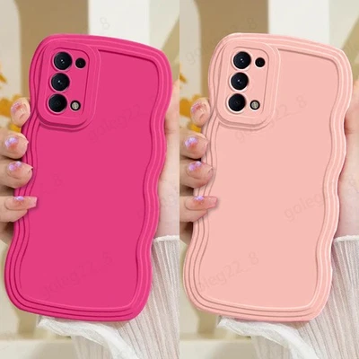 MARKENLOS Funda TPU ondas suaves para Samsung Galaxy S25 Ultra S24 S23 A56 A16 A15 Cover