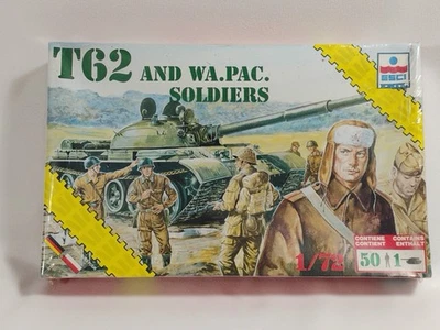 ESCI: ERTL T62 And Wa.Pac. Soldiers. NOS Sealed New Vintage  - Image 1 of 4