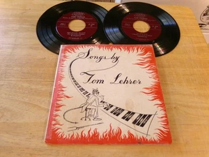 Tom Lehrer 45DoubleEP - Songs by... - Lehrer Records TLEP-1  w/cvr - Picture 1 of 3