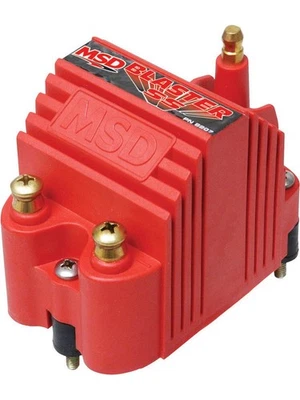 MSD Ignition Coil Blaster Ss E-Core Square Epoxy Red 40000 V (8207) - Image 1 of 4