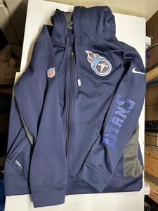 Tennessee Titans Hoodie Mens Large Nike On Field Apparel Therma Fit Full Zip NFL - Picture 1 of 3