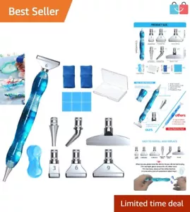 Premium 17pcs Diamond Painting Accessories Kit with Comfort Grip Pen Holder - Picture 1 of 9